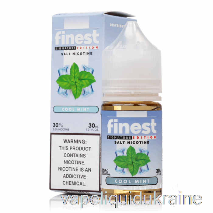 Vape Liquid Ukraine Cool Mint - The Finest Signature Edition Salt Nic - 30mL 30mg